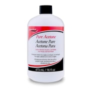 SuperNail Pure Acetone, Vegan and Cruelty-Free Professional Nail Polish Remover, 16 fl oz