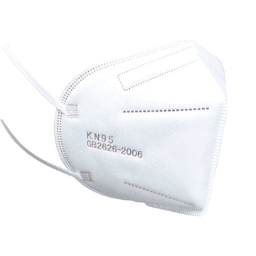 SupplyAID KN95 Protective Face Mask, Gb2626 Standard, 5-Pack - White
