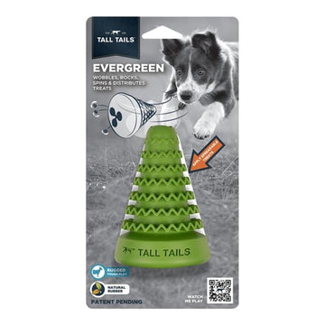 Tall Tails 22266178231 4 in. Natural Rubber Evergreen Dog Toy