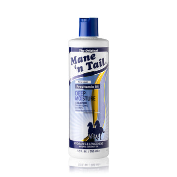 Mane 'n Tail Deep Moisturizing Shampoo 12 oz  Replenishes Dry, Damaged Hair with Pro-Vitamin B5, Vitamin E & Hydrating Botanicals for a Shiny, Healthy Look