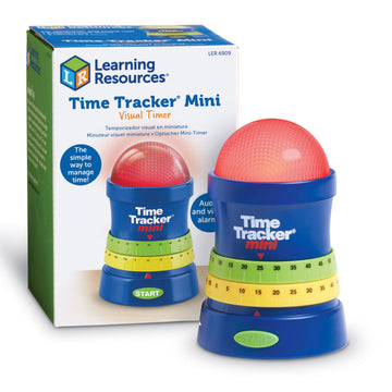Learning Resources Time Tracker Mini Visual Timer -  Audio and visual Alarms