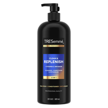 Tresemme 3-in-1 Shampoo Conditioner & DetanglerClean & Replenish, 28 oz