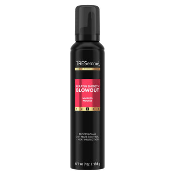 Tresemme Whipped Shaping Mousse Keratin Smooth for Instant Hydration Weightless, 7 oz