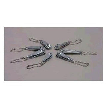 Pacific World 72011700 Trim Fingernail Clippers with Keychain - Pack of 72
