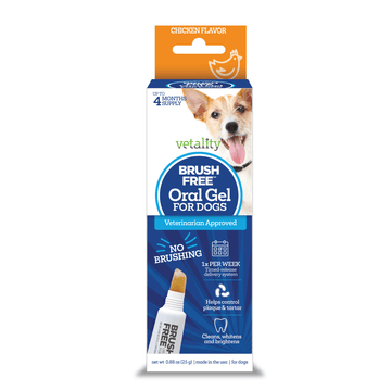Vetality Brush-Free Oral Gel for Dogs, 25 g