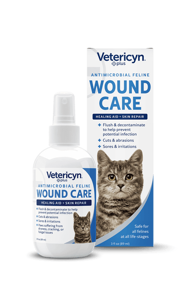 Vetericyn Plus Feline Wound and Skin Care. Healing Aid and Skin Repair. 3 fl. oz.
