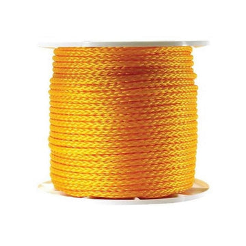 WELLINGTON   3/8 in. Dia. x 500 ft. L Diamond Braided  Poly  Rope  Yellow