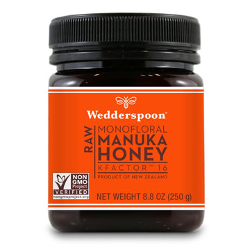 Wedderspoon Raw Monofloral Kfactor 16 Manuka Honey 8.8 oz