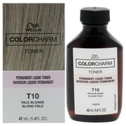 Wella Color Charm Permanent Toner - T10 Pale Blonde 1.4 oz Toner