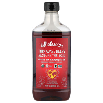 Wholesome Organic Raw Blue Agave Nectar 18.5 oz