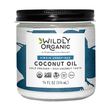 Wildly Organic 235175 Unrefined Virgin Coconut Oil 14 fl. oz.