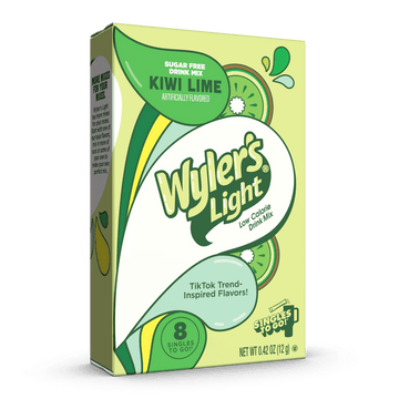 Wyler's Light Watertok Fun Flavor, Kiwi Lime, To Go Pack, 1 Flavor, 0.42 oz., 8 Count