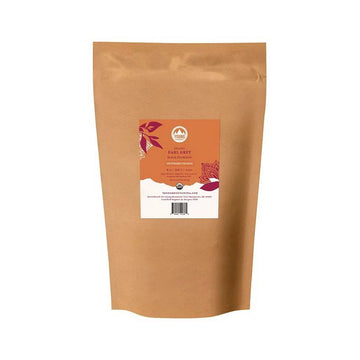 Young Mountain Tea Organic Earl Grey 100 pyramid tea bags in bag