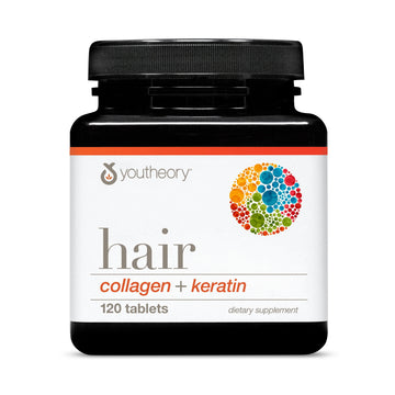 Youtheory Hair Collagen + 120 tablets