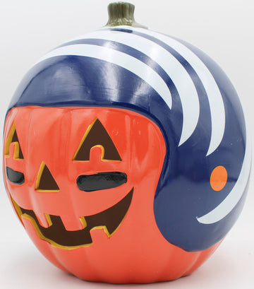 NCAA MEMPHIS TIGERS CERAMIC PUMPKIN HELMET 10"