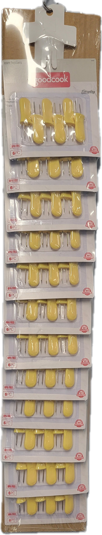 GOODCOOK 36PC CORN SKEWER CLIP STRIP