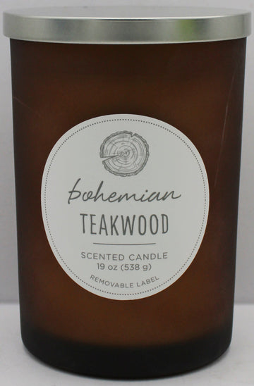 CHESAPEAKE BAY JAR CANDLE BOHEMIAN TEAKWOOD 19oz NI