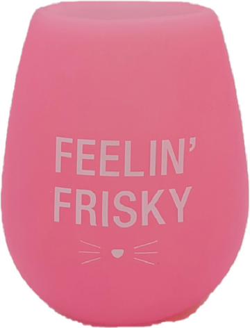 FEELIN' FRISKY SILICONE WINE CUP 12.5oz
