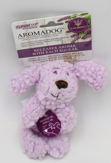 MULTIPET AROMADOG FLEECE LAVENDER DOG TOY