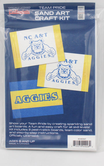 NCAA NORTH CAROLINA A&T AGGIES SAND ART CRAFT KIT