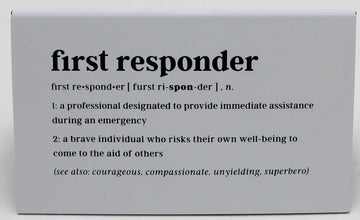 FIRST RESPONDER LARGE DESK SIGN