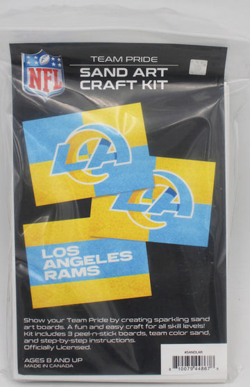 NFL LOS ANGELES RAMS SAND ART CRAFT KIT