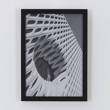 ABSTRACT ROUND WINDOWS FRAMED PRINT 8.25"L x 11.5"H