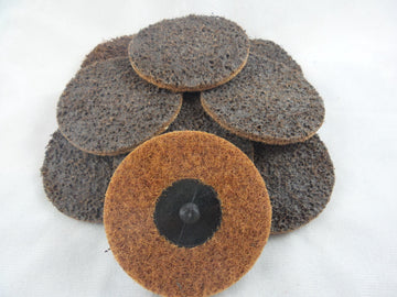 10pc 3" Coarse Surface Prep Pads Discs 1/4" Roloc Stripping Grinding 82052