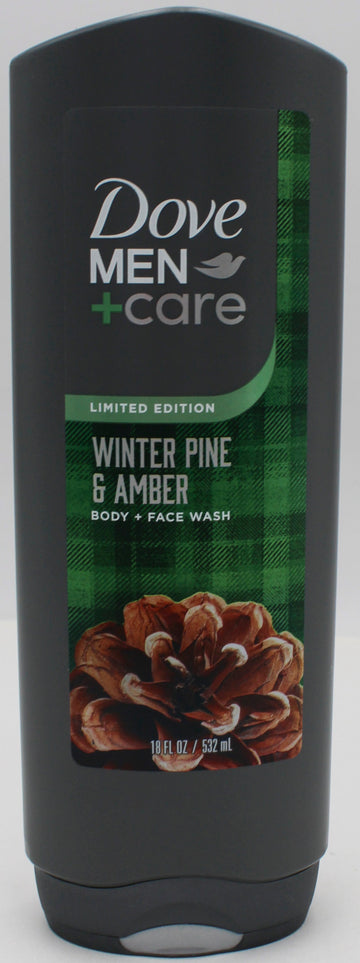 DOVE MENS CARE BODYWASH WINTER PINE + AMBER 18oz.