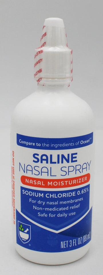 RITE AID SALINE NASAL SPRAY 3oz EXP 12/31/2026 COMPARES TO Ocean