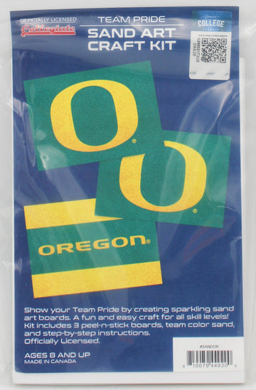 NCAA OREGON DUCKS SAND ART CRAFT KIT