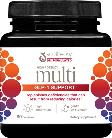 Youtheory Multi, GLP-1 Support, 90 Capsules